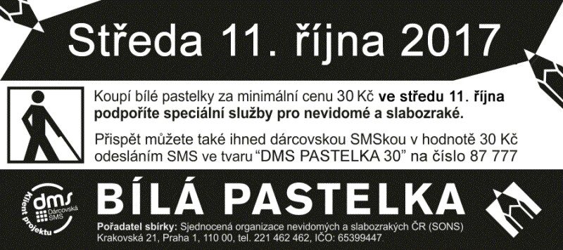 Bílá pastelka