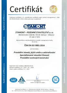 ČSN EN ISO 9001:2016